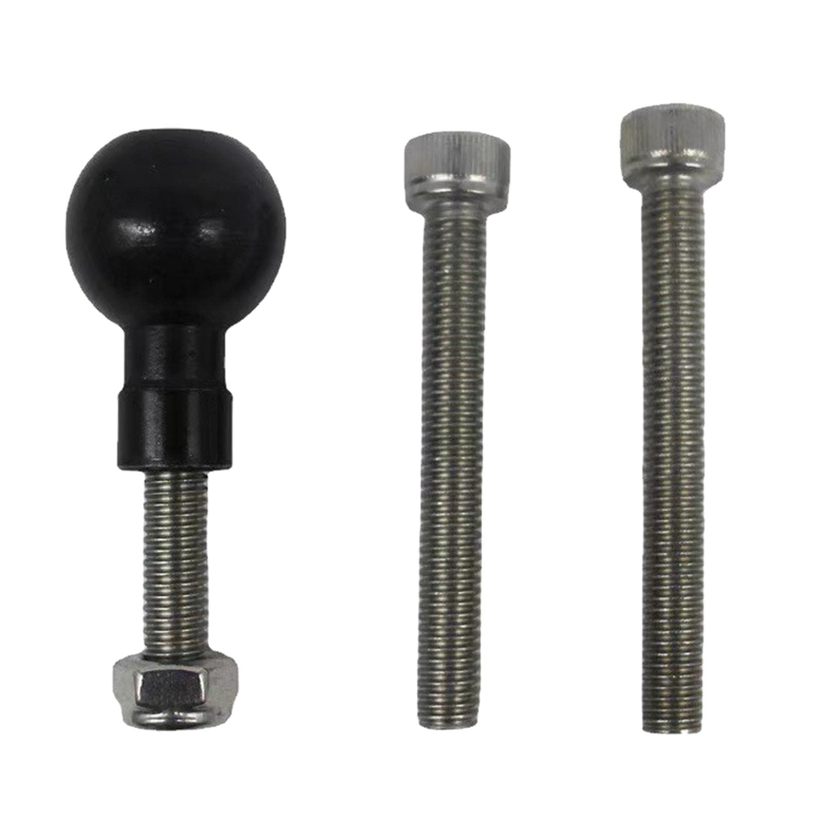 Motorcycle Handlebar Phone Mount Ball Head Adapter Accessories Replacement | 1Pcs Ball Head Adapter 3Pcs M8 Screws 1Pcs Nut-image-31