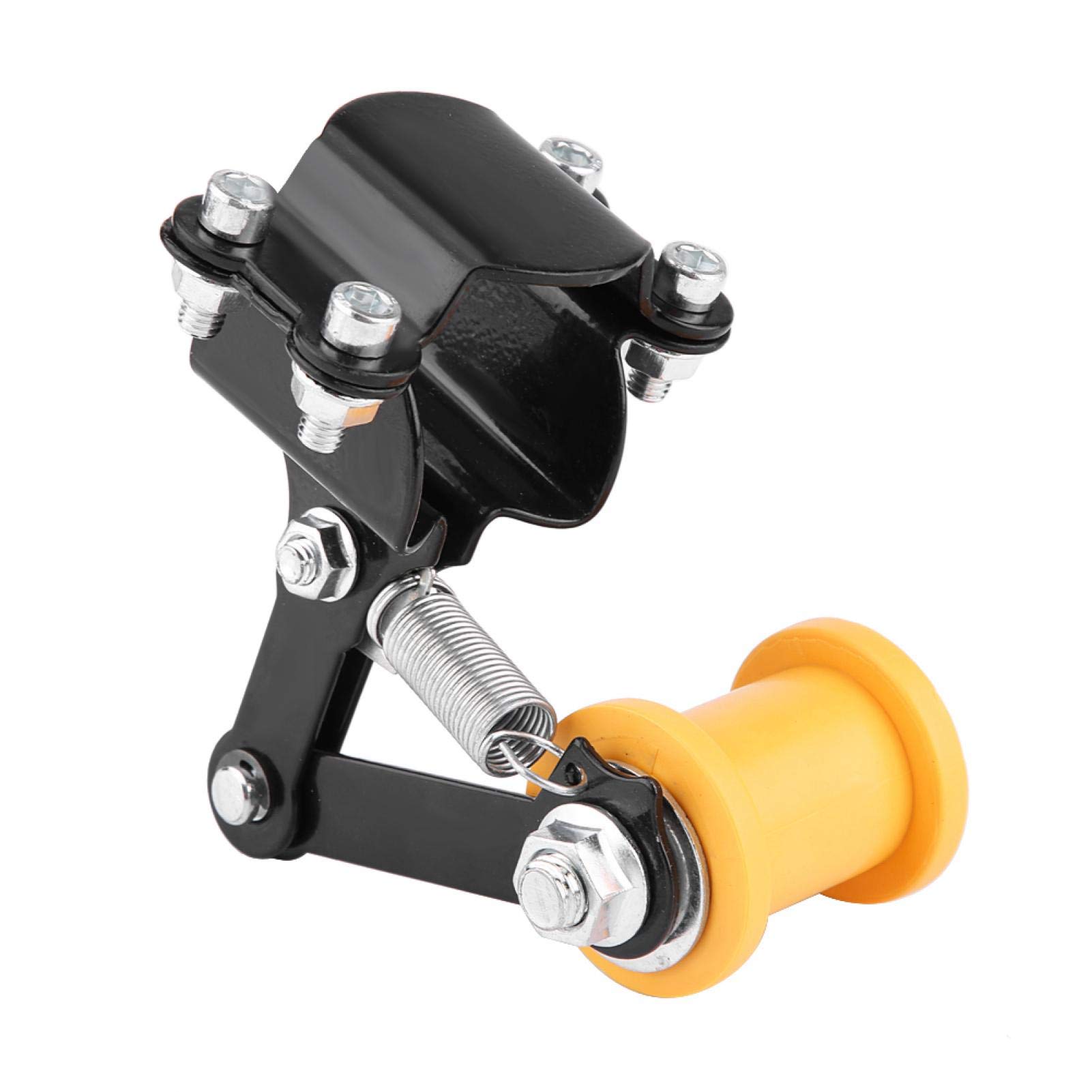 Guía de Cadena Tensor de cadena de motocicleta, tensor de cadena ajustable 3.3 cm Tensor de cadena automático de motocicleta Piezas de modificación general de motocicleta (negro)