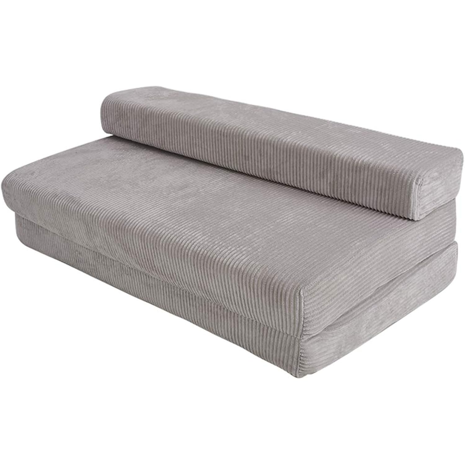 Double Adult Sofa Bed TriFold Foam Fold Out Mattress Fabric Bounce