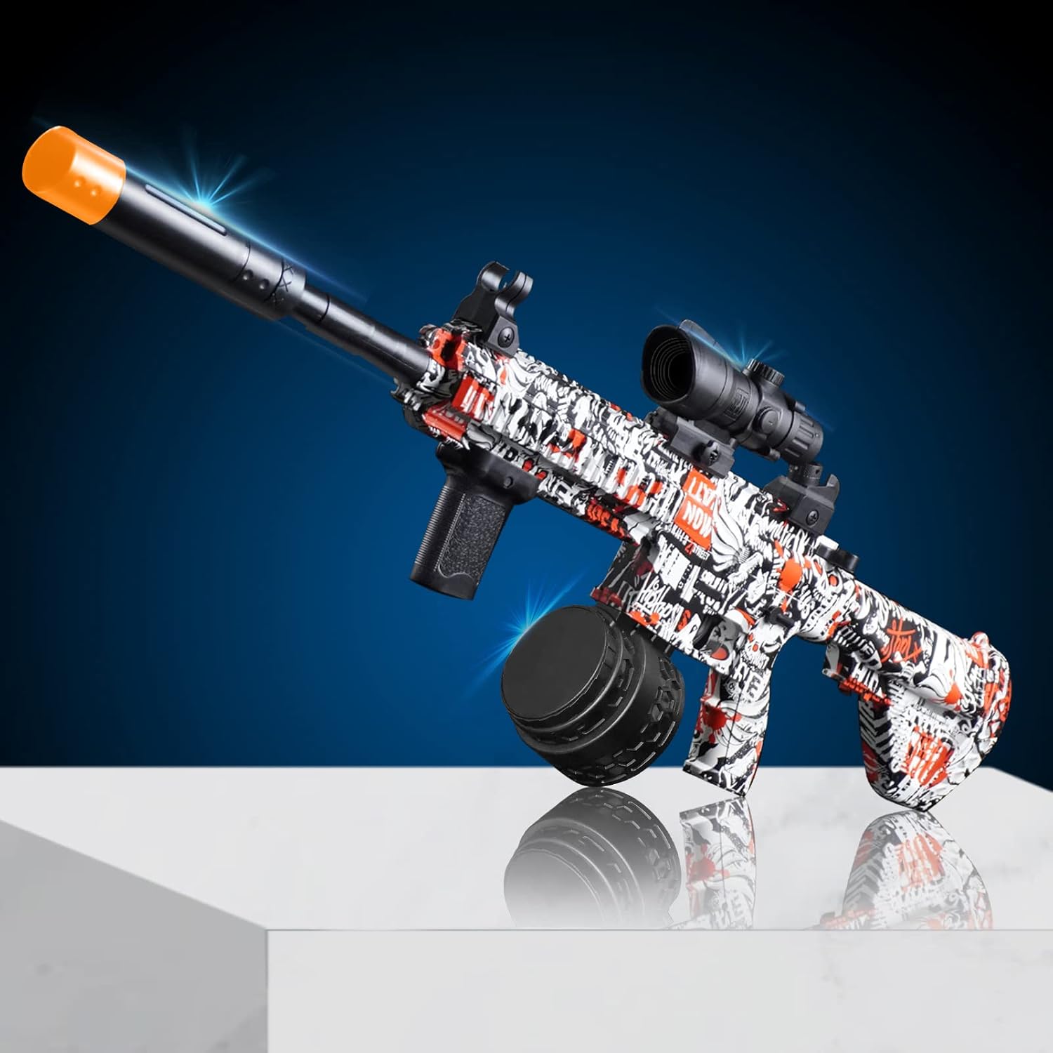 Buy Splatter Ball Blaster SpringDriving, Gel Ball Blaster with Two