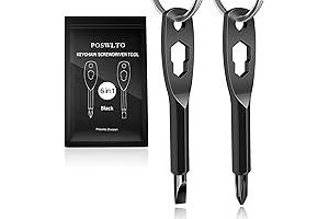 Key Screw Tool: 6-in-1 Multifunctional Screwdriver Keychain