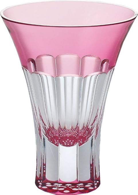 Amazon Co Jp 東洋佐々木ガラス 冷酒グラス ピンク 100ml 八千代切子 杯 紅梅柄 日本製 Ls19752sau C618 ホーム キッチン