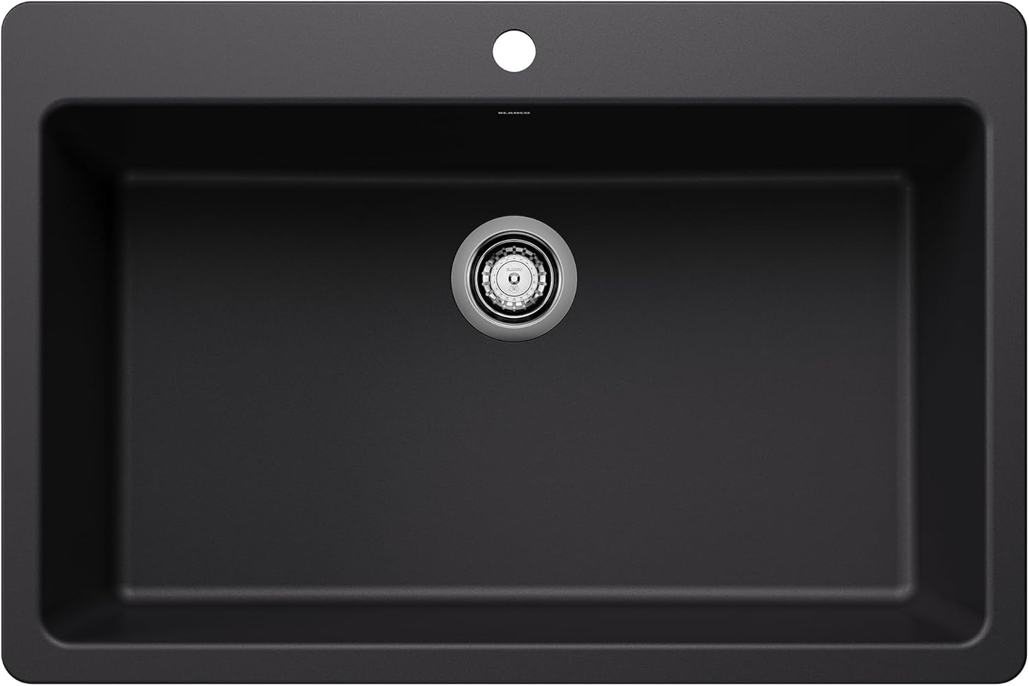 BLANCO 443197 Liven SILGRANIT 33" Super Single Drop-In/Undermount Kitchen Sink - White
