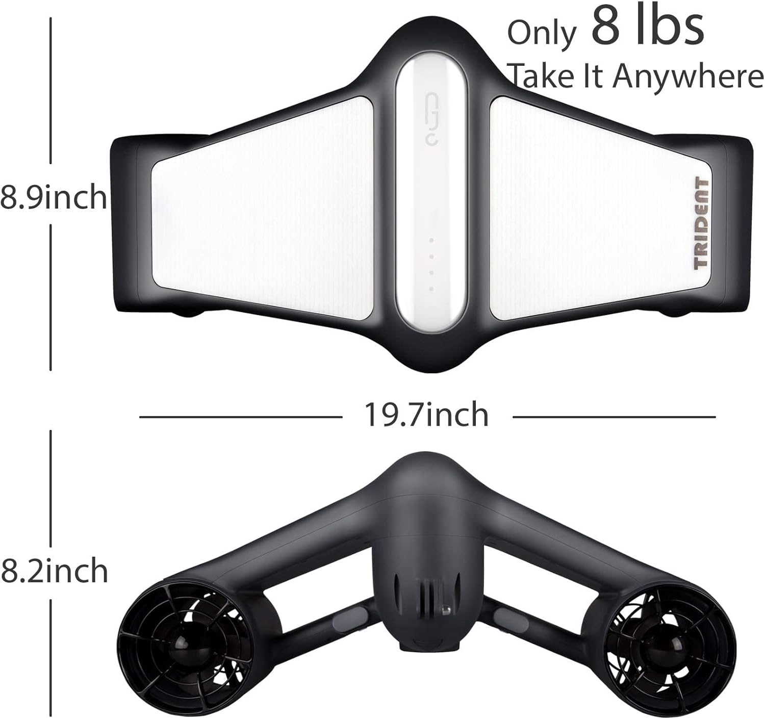 S1 Scooter Underwater Scooter Dual Motors 2 -speed battery Sports Sport Pool for swimming Snorkeling with camera editing, diving up to164 feet, 4 mph, 45 minutes of operation, silver 3 61O3hskAZJL. AC SL1500