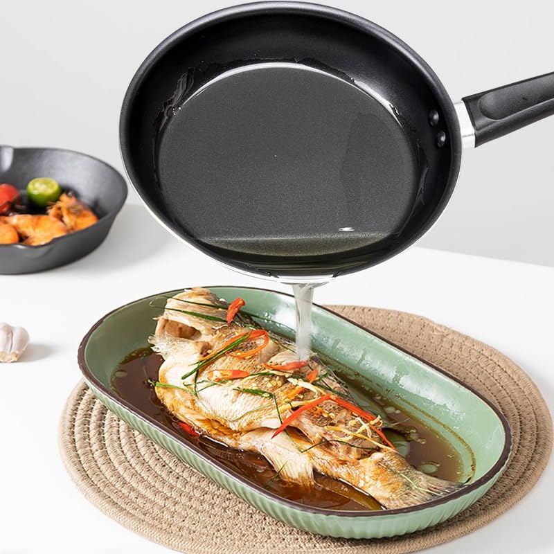 Wok redondo antiadherente 10.2 pulg aluminio clásico miniatura 2