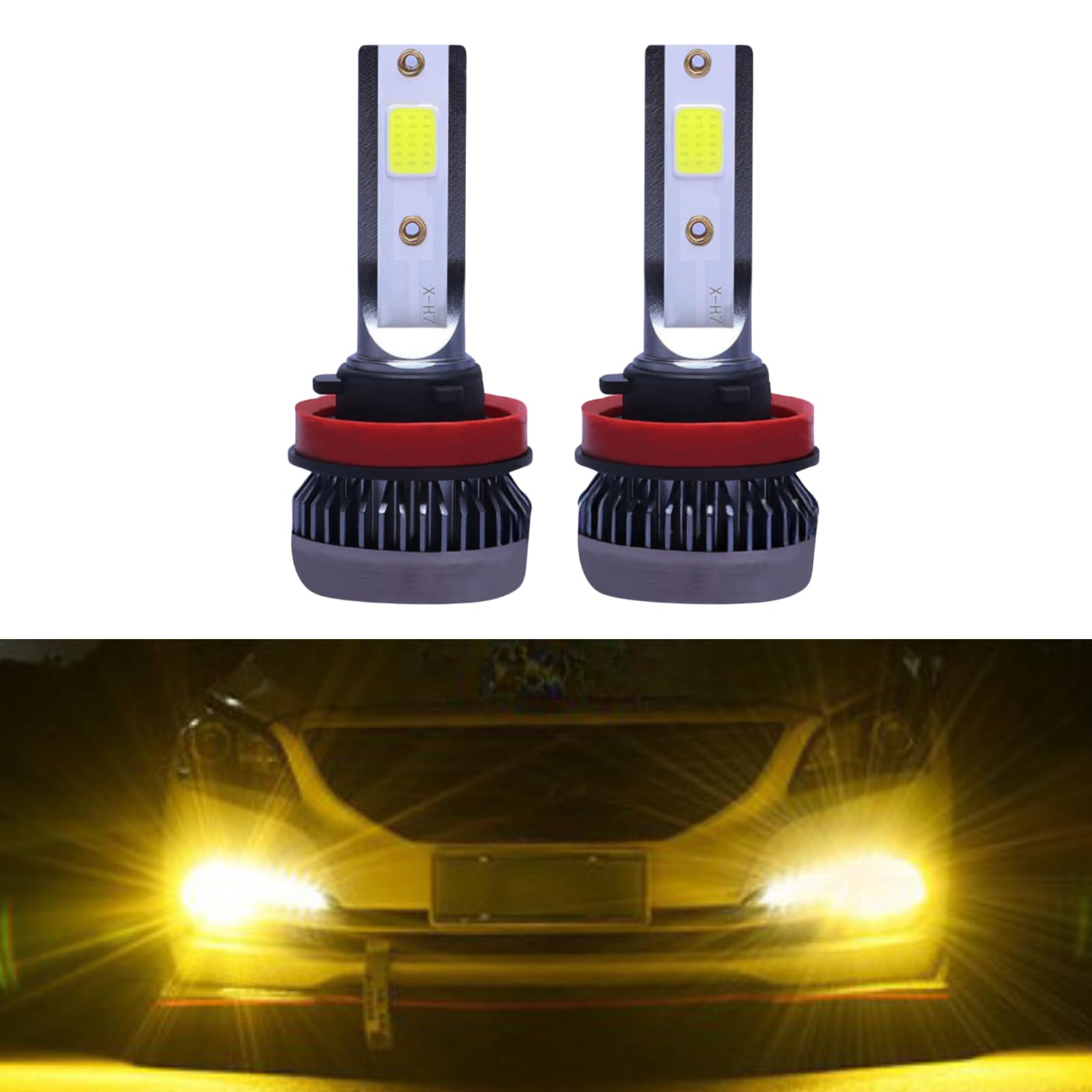 LED フォグランプ バルブ H8/H11/H16爆光 イエロー 黄色 LED フォグランプ バルブ H16 H11 H8 爆光 イエロー 黄色 HB4 H3