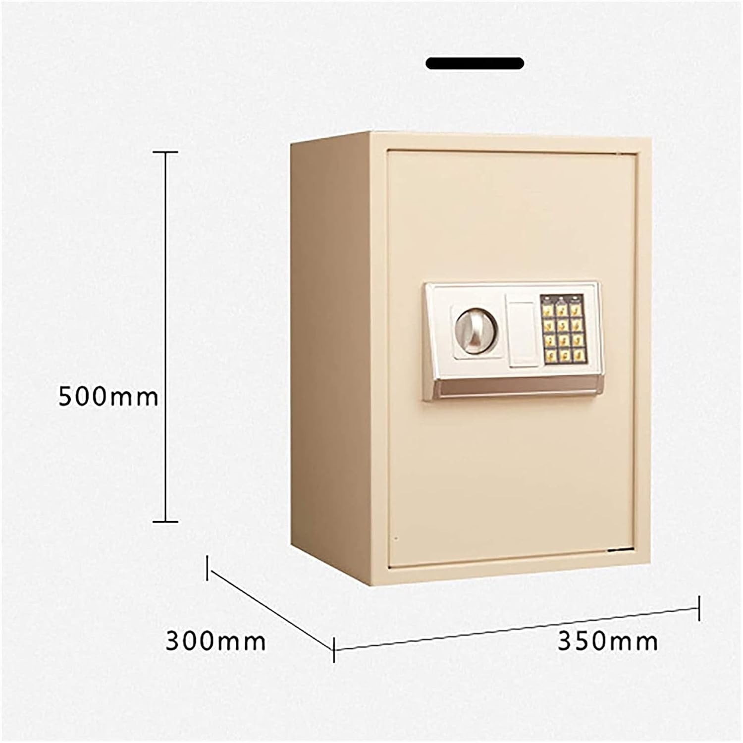Safe Box Digital Security Box Keyboard Lock Box Cabinet Safe Solid Alloy Steel Office Hotel Home Safe