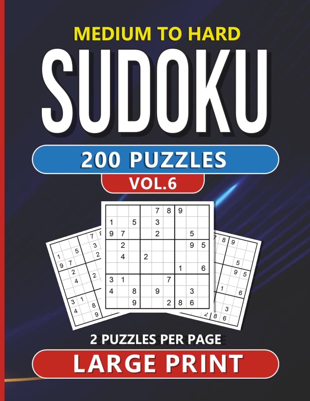 Sudoku Large Print: Vol. Six (Sudoku Large Print for Seniors)