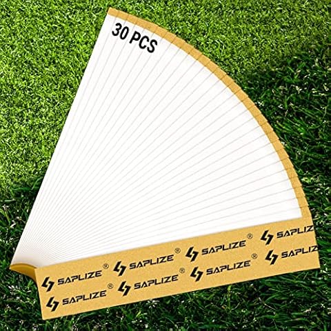 SAPLIZE Golf Grip Tape 2" x 10" Solvent Activated Double Sided Adhesive Strips for Regripping Golf Clubs Wood Hybrid Iron Wedge Putter, 30 Strips Cover