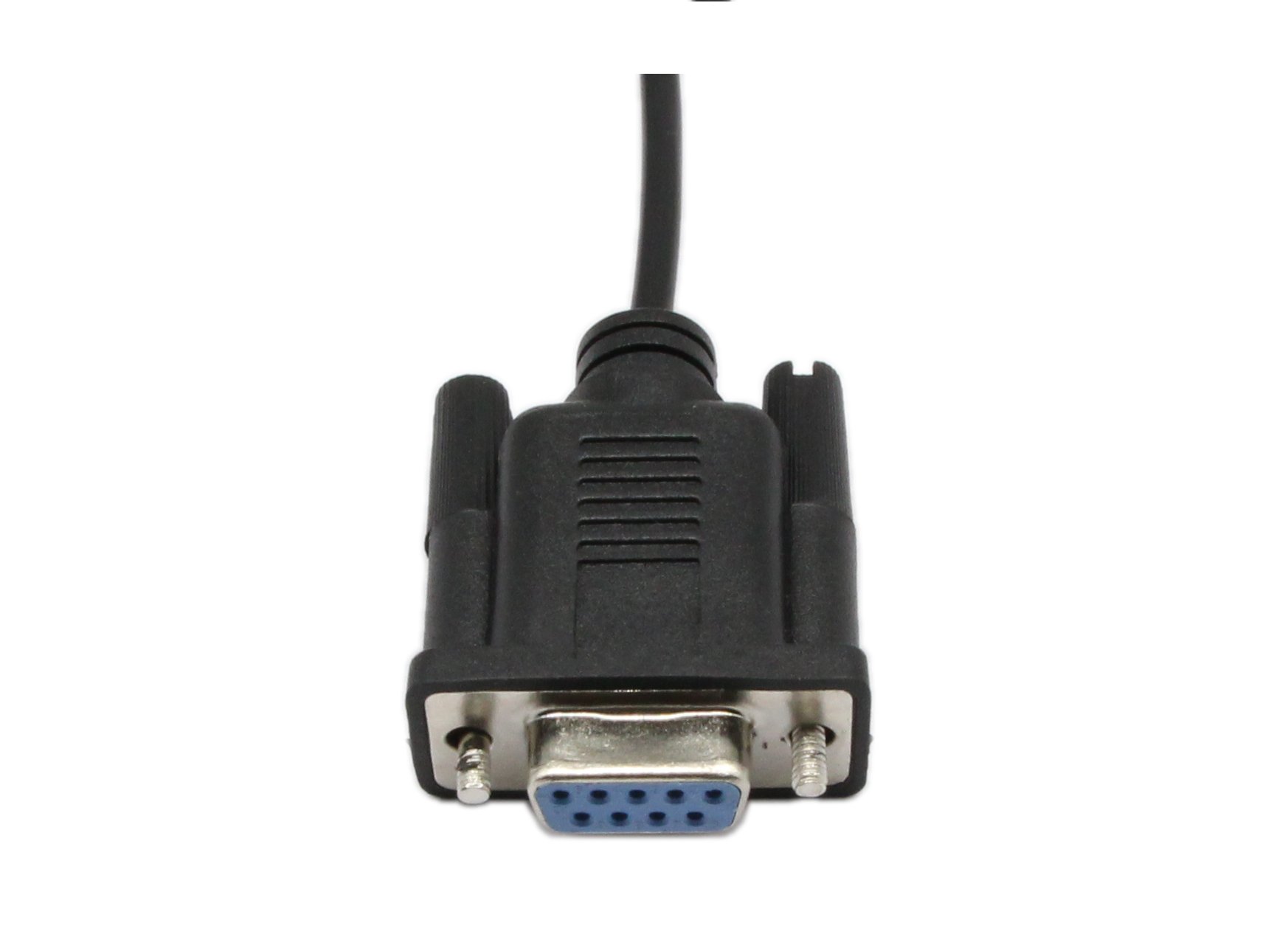CERRXIAN DB9 9-pinowy kabel żeński, DB 9 żeński do TRS 3,5 mm (1/8 cala) TRS stereo męski szeregowy kabel danych - 6 stóp