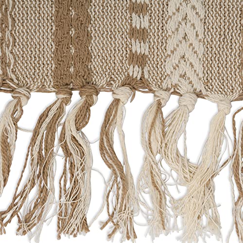 DII Table Runner Collection, Cotton, Stone, 15x72 (15x77, Fringe Included), 15x72" (15x77", Fringe Included) - Image 3