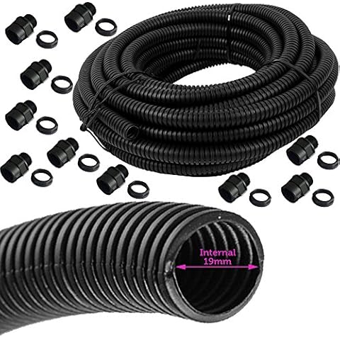 Loops 10m Flexible Outdoor Cable Conduit Cover