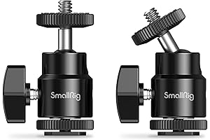 Mini Ball Head Camera Hot Shoe Mount for Rapid Adjustments and Enhanced Photography