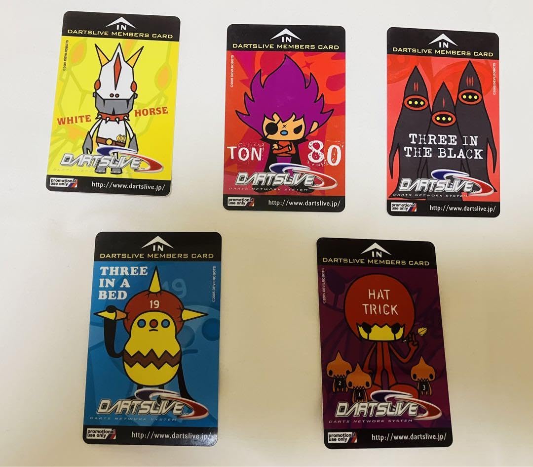 Amazon.co.jp: ダーツライブカード アニメ 5点セット ホビーグッズ 
