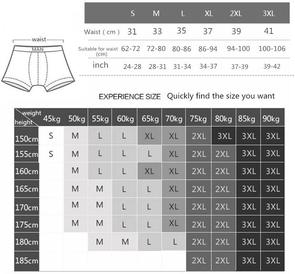 Men's shorts cotton underwear men's 4 pieces/batch