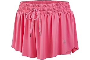 iuogongzi 2 in 1 flowy running shorts