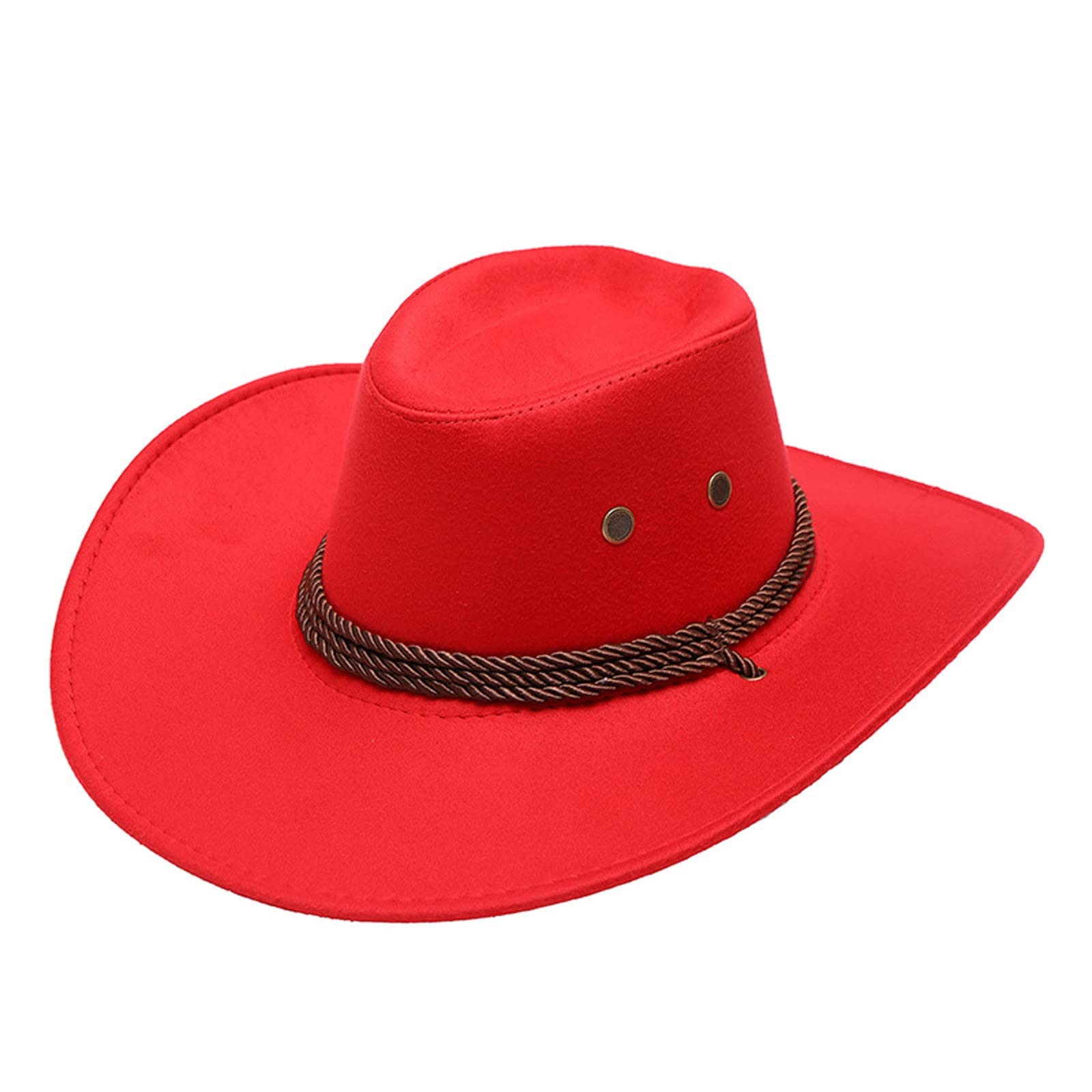 Romántico Amor Películas Adultos Casual Sólido Verano Occidental Moda Vaquero Sombrero de sol Ala Ancho Viaje Gorra de Cowboy Disfraz de Mujer Conjunto