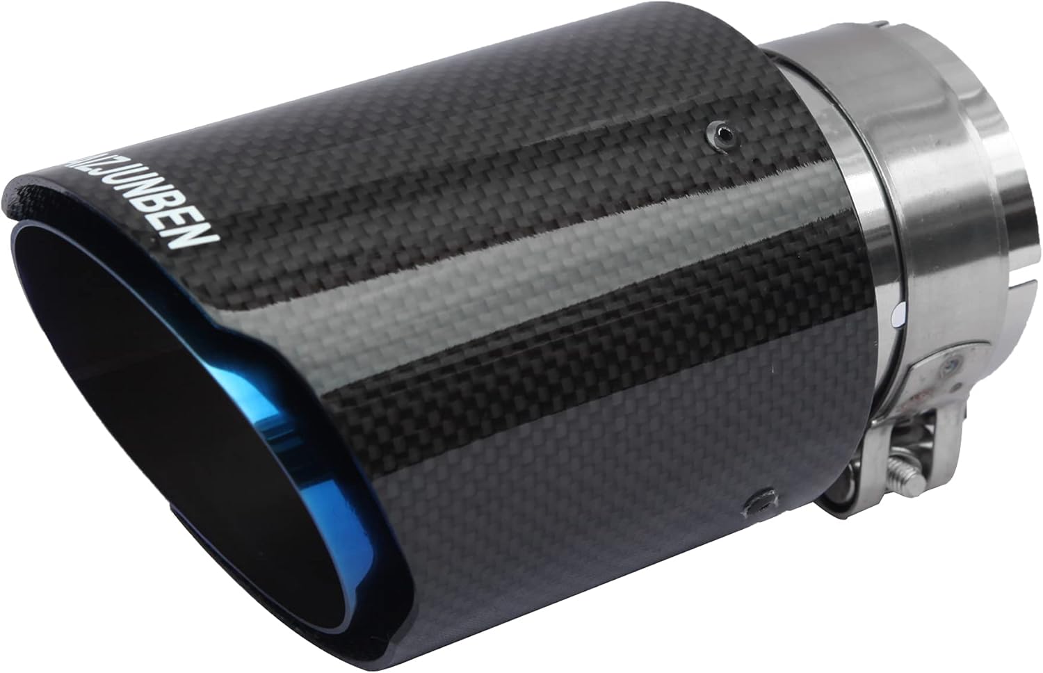 FAIZJUNBEN carbon fiber exhaust tip, carbon fiber tail pipe, inlet size 63mm/2.5