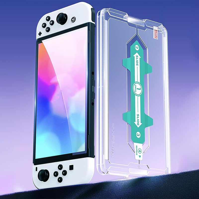 Image of ZORBES 2Pack Tempered Glass Screen Protector for Nintendo Switch2, 8.7'' Automatic Calibration /Anti-Scratch /Case Friendly&Bubble Free, Protective Ultra Slim Game Console Screen Protector