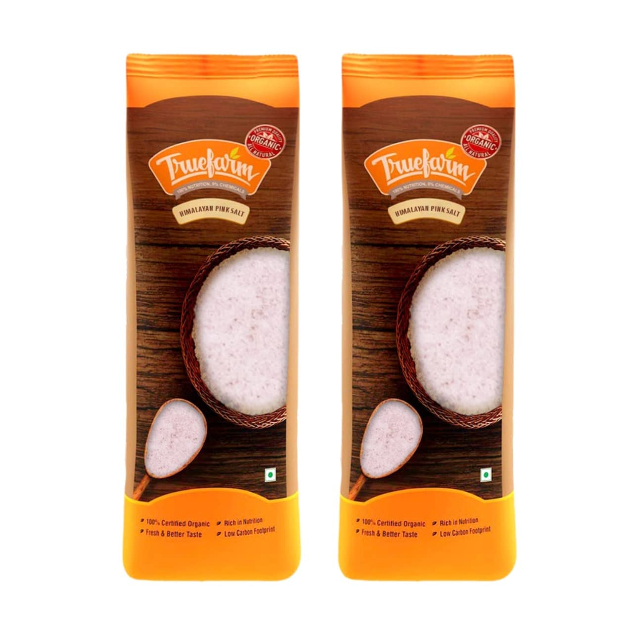 Truefarm Himalayan Pink Salt | 100% Pure & Natural Minerals | Low Sodium & Non-Iodised Sendha Namak | Rock Salt for Healthy Cooking and Weight Loss | Pack of 2 (500g each) (B07L867ZLH) Amazon Price History, Amazon Price Tracker