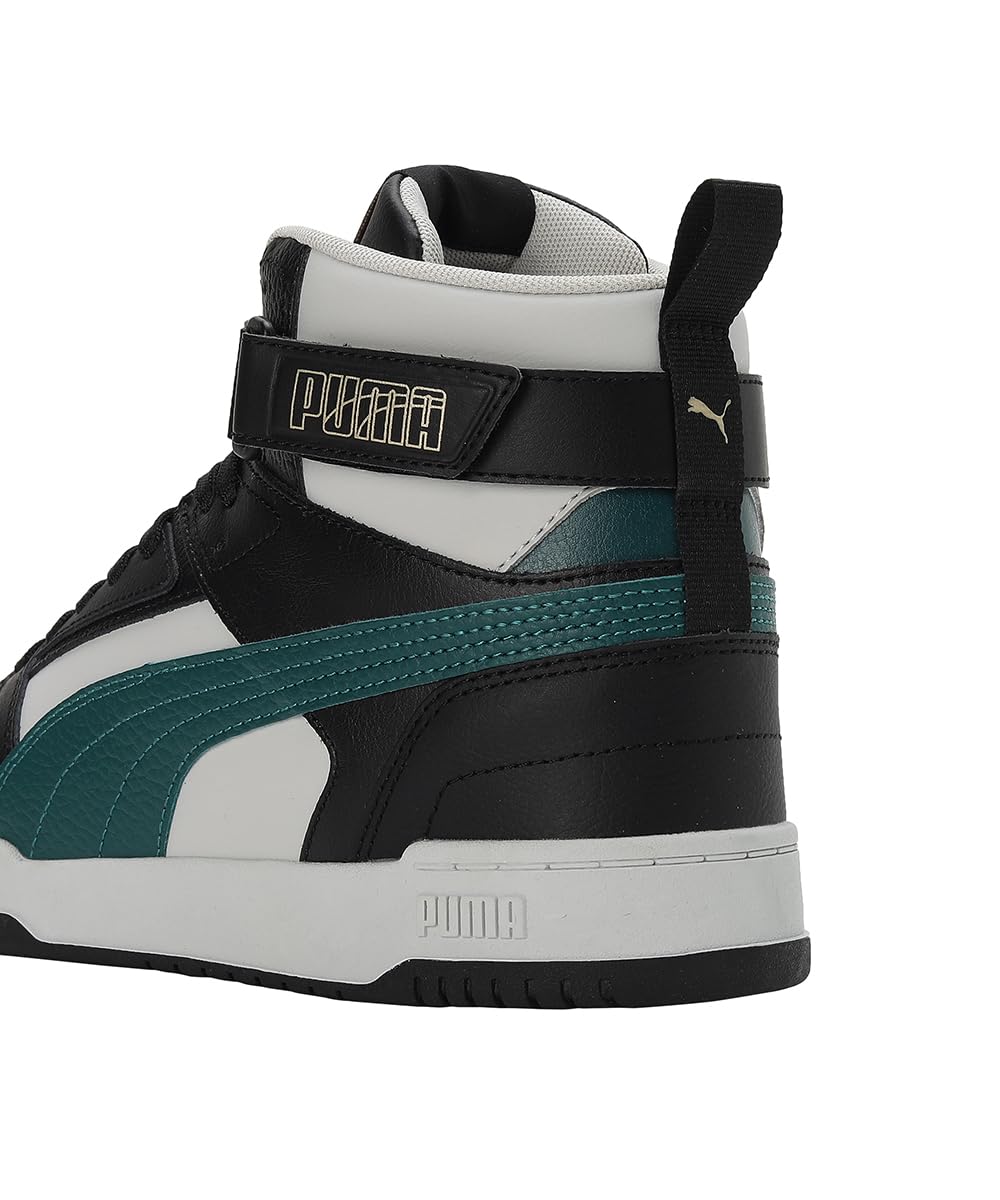 PUMA RBD Game Sneaker High Unisex 385839 10 Weiss-grün