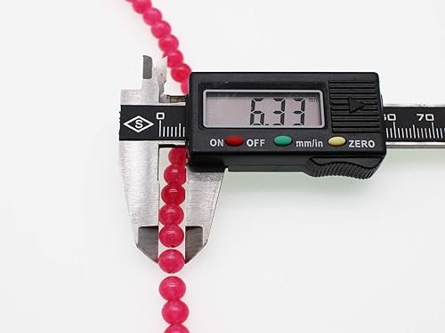 Miniatura 8 de Cuentas de calcedonia de piedra natural, cuentas redondas y lisas sueltas para hacer joyas, hechas a mano, 15 pulgadas, 1 hebra por bolsa (0.394