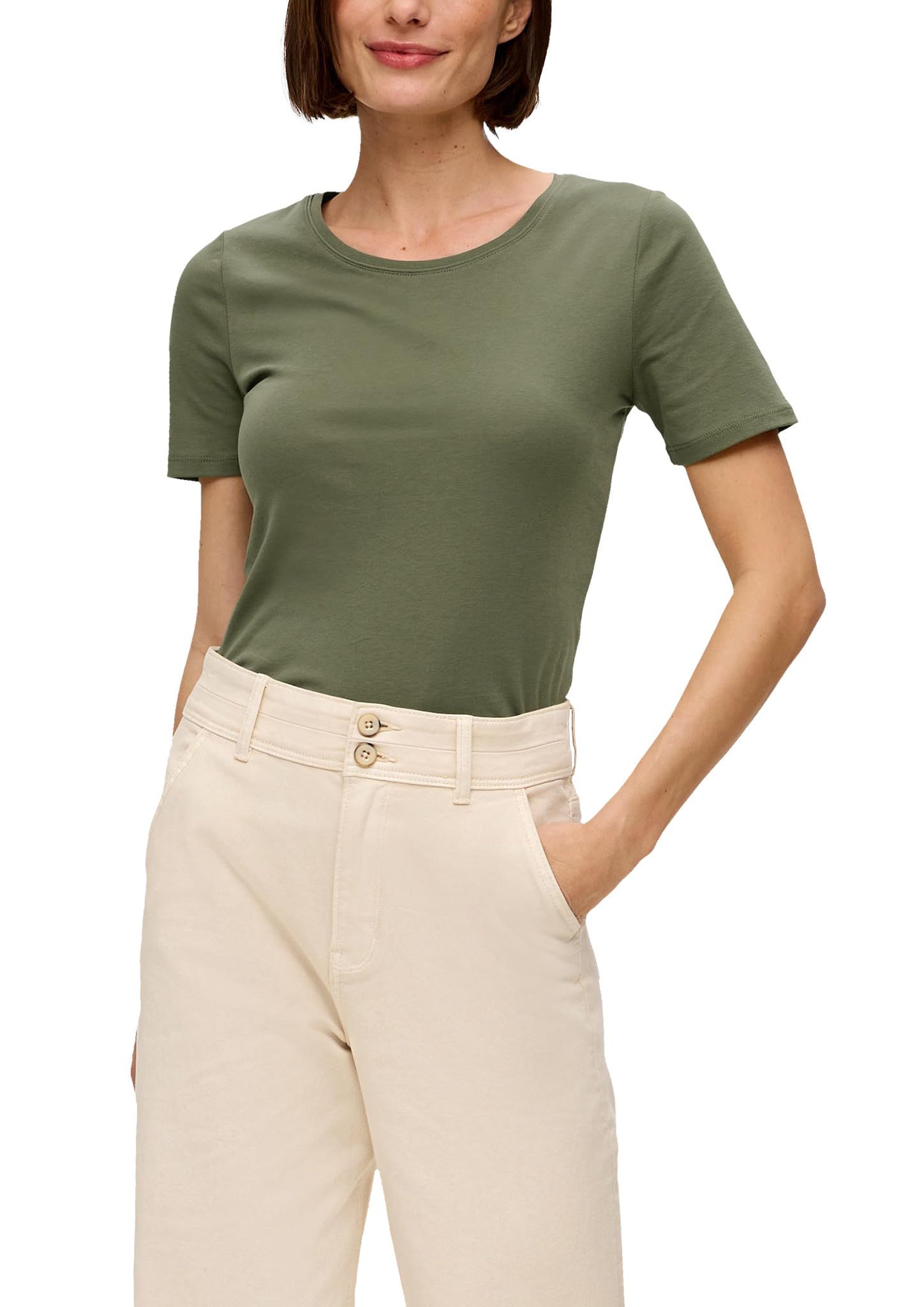s.Oliver Women's T-Shirt, 7928 Olive, 12