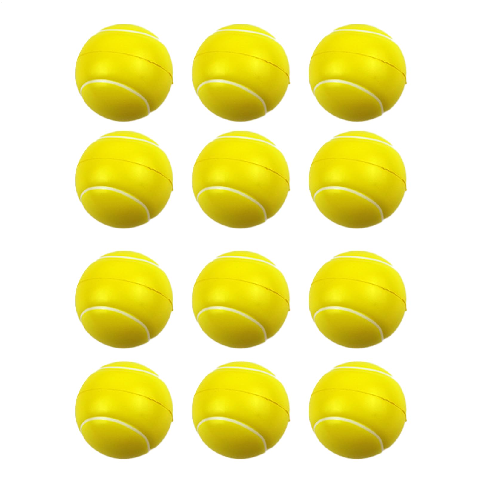 Low Compression Foam Tennis Balls - Soft Practice Spheres, Gentle Bounce Balls | Junior Tennis, Big Tennis, No Noise Tennis, Home Tennis Exercise, Coaching Tennis