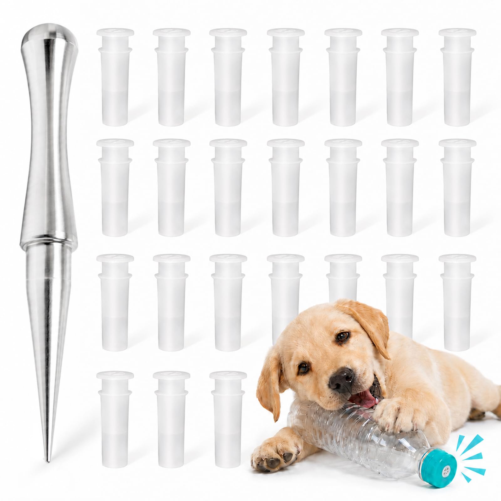 DIY Dog Squeaky Toys - Bottle Cap Squeakers -9 DIY Dog Squeaky Toys - Bottle Cap Squeakers -9