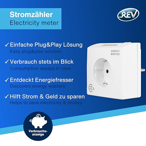 Energiemessgerät REV Stromzähler zur Messung des Stromverbrauchs