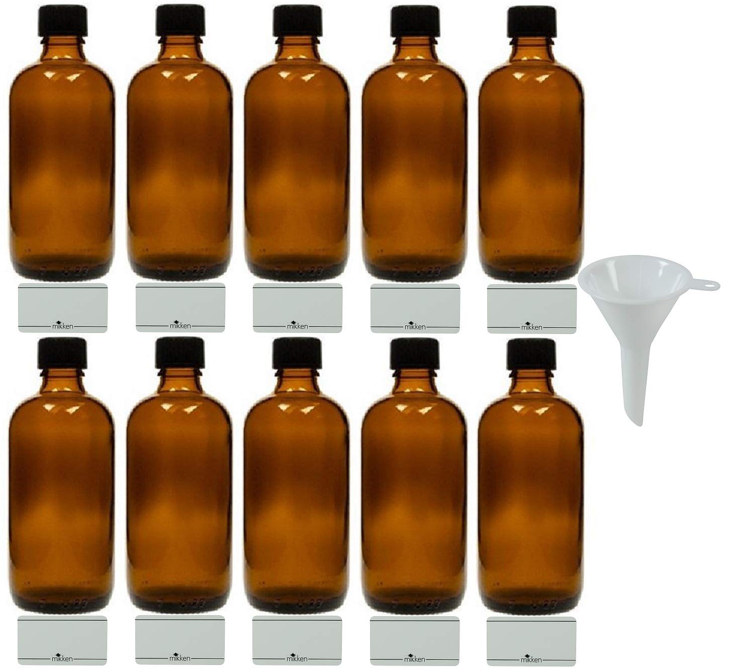 mikkenB07SK1WSWT, Brown, 10 x 100ml