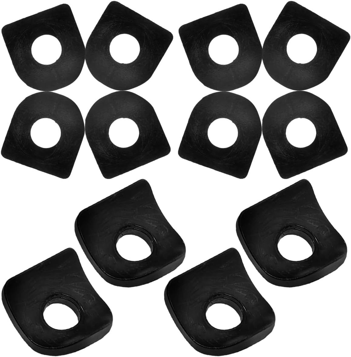 Mipcase 60pcs Bike Seat Clamp Washer Gasket for Mountain and Folding Rubber Cushions Compatible Seatpost Enhanced Stability and Comfort