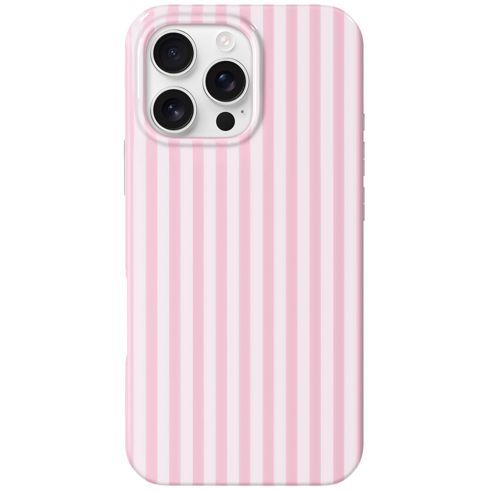 Photo 1 of Hython iPhone 15 Pro Case - Striped TPU Bumper