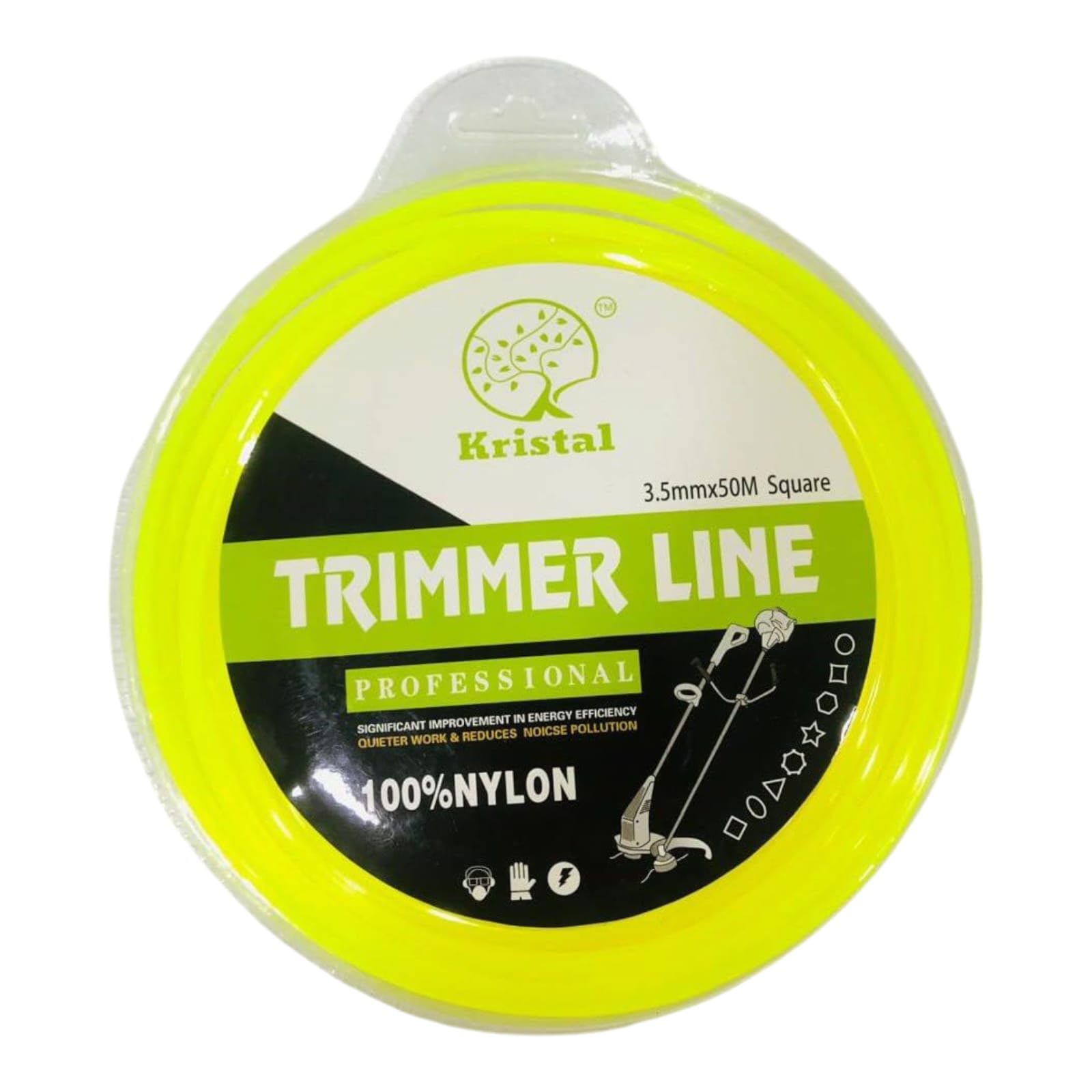 LABDHI SPRAYER Nylon Rope for Brush Cutter and Grass Trimmer line 50 Meter 3.5 mm Square Type-image-13