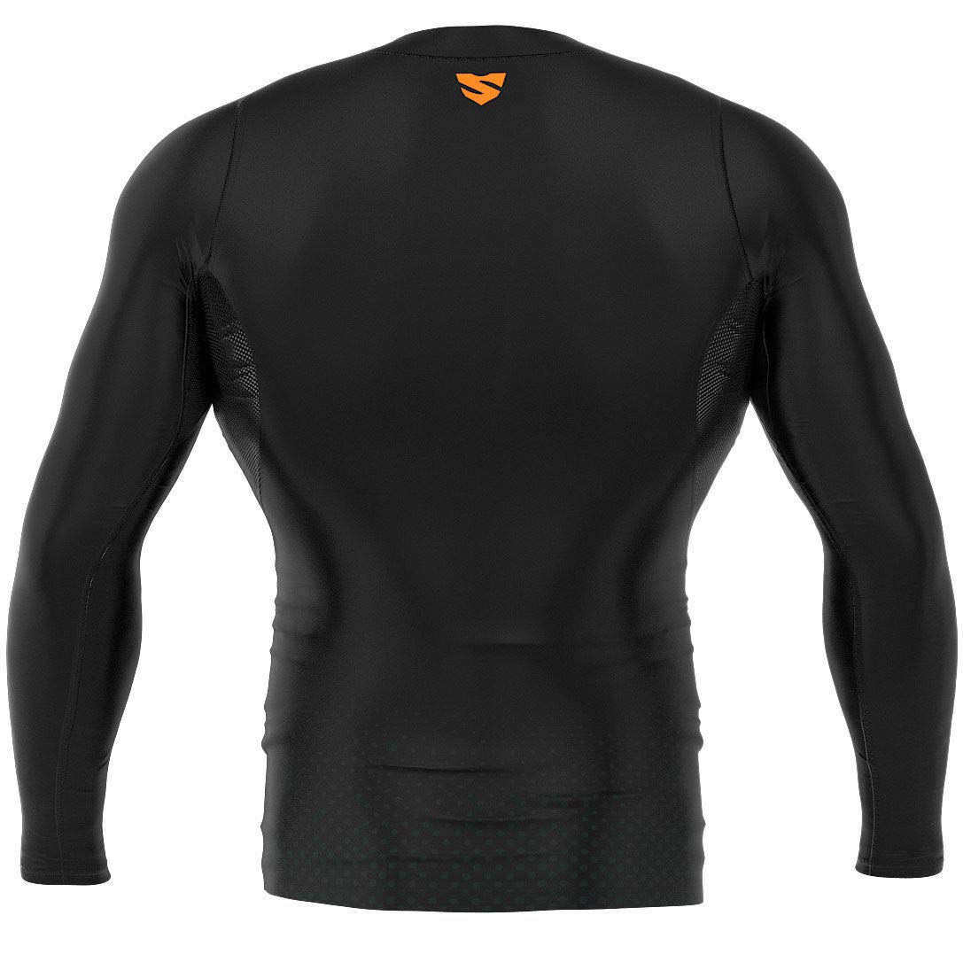 SMMASH T-Shirt De Compression Maillot De Compression pour Hommes Chemise De Sport À Manches Longues pour Hommes