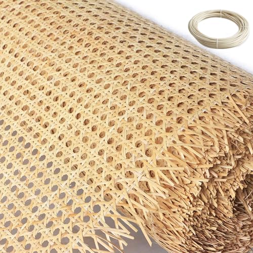 Tela de malla tejida de ratán para proyectos de bricolaje y decoración de techos