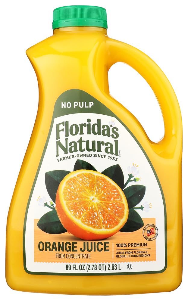 Amazon.com: Florida's Natural Orange Juice No Pulp, 89 Fl Oz