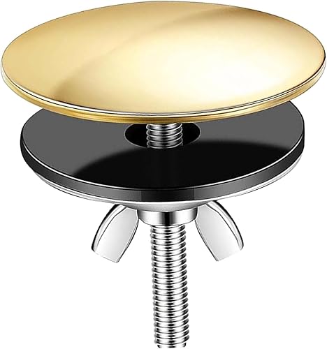 Cubierta del agujero del fregadero de la cocina de 2 pulgadas, Cubierta del agujero del grifo del acero inoxidable dorado, Cubierta del tapón de la