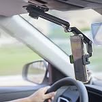 Support de téléphone portable pour voiture, Clip de montage de téléphone cellulaire de voiture, 360° Support de téléphones rotatifs pour voiture iPhone 13/12 Pro, Pro Max, XS, Samsung, Plus d'appareils, Accessoires de voiture (Noir)