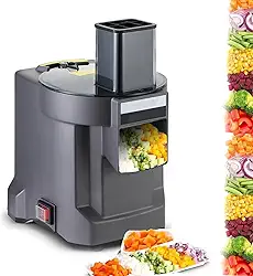 Fatiador de Legumes Eletrico,Cortador de Legumes,Cortador de Legumes Eletrico,picador elétrico de vegetais 3 em 1 e picador multifuncional ajustável