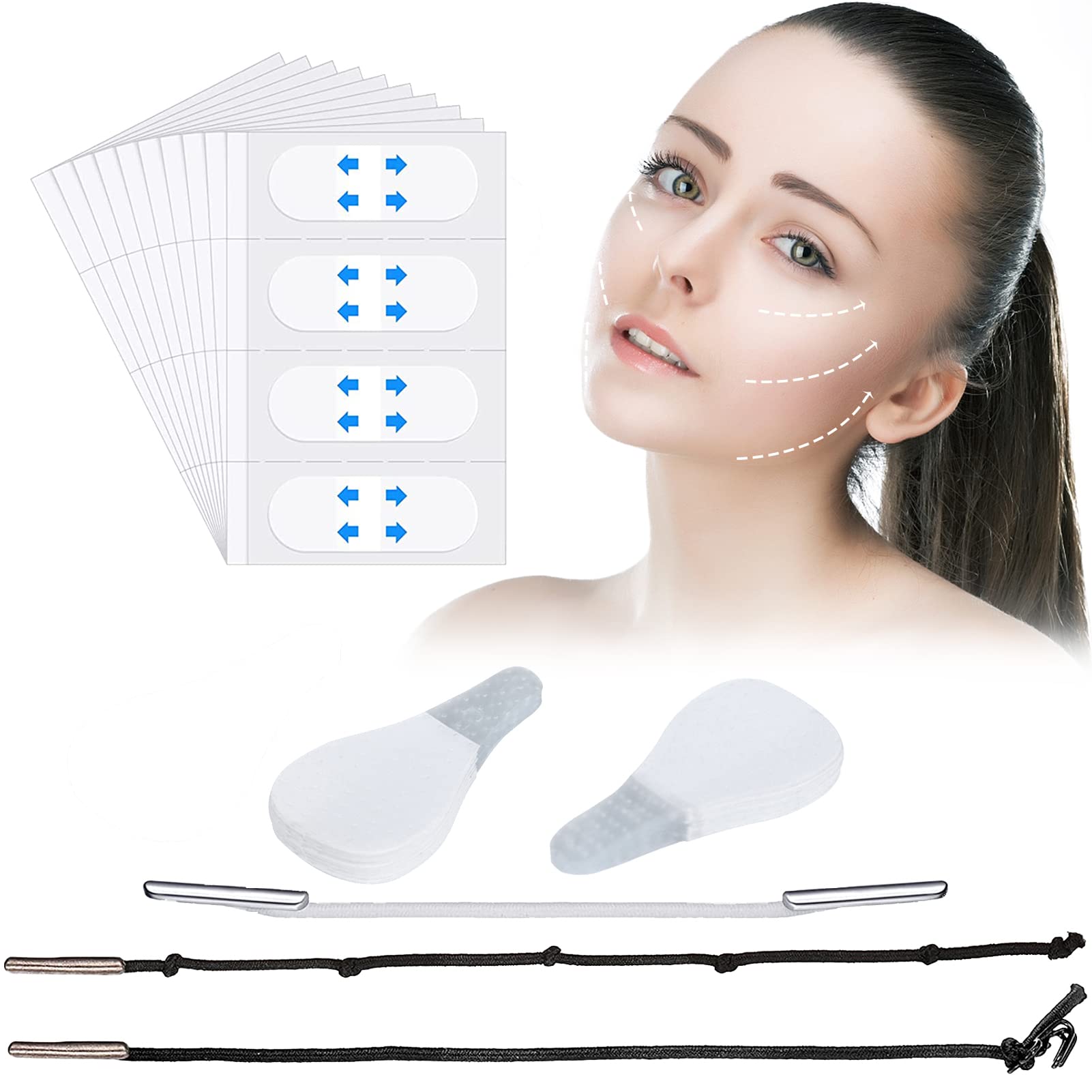 Buy 80PCS Face Lift Tape and Stickers Set, Refill Tapes for Instant