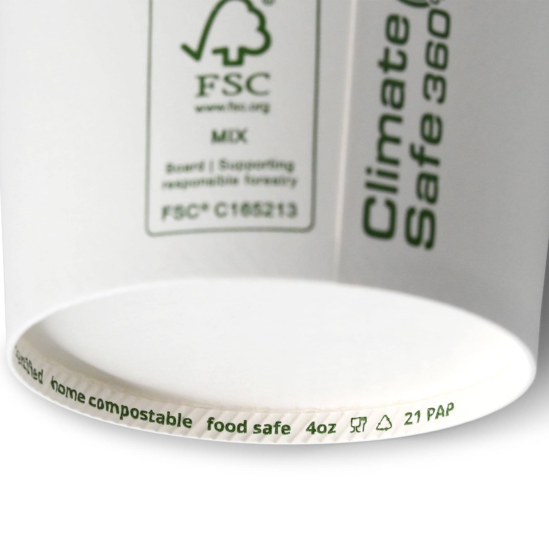 BIOZOYG 1000x gobelet à glace en carton 75 ml blanc - bol jetable sans plastique et recyclable - ramequin dessert bol a emporter