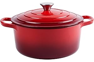 Lodge 6 Qt Enameled Cast Iron Dutch Oven: Essential Culinary Companion for Versatile Cooking Adventures