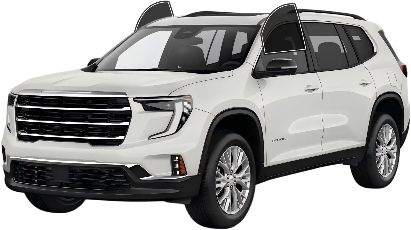Precut Window Tint Film for GMC Acadia 2024-2026 All Side+Rear Windshield 10% VLT 2Ply Anti-Shatter, UV Block, Privacy Protection, Easy Install, No Trimming Needed,Heat & Glare Reduction