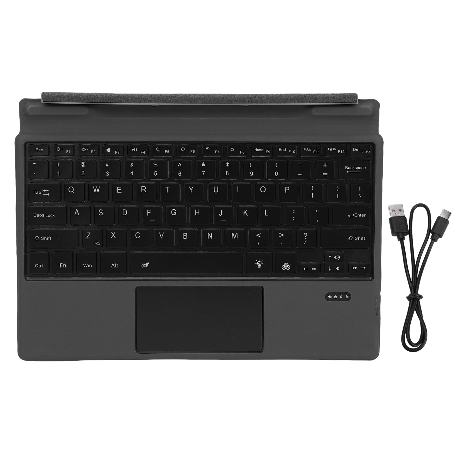 Latitude 7320 - Tastiera touchpad per laptop con tasti retroilluminati per un'esperienza di digitazione perfetta per lavoro o tempo libero, connessione Bluetooth, colore nero