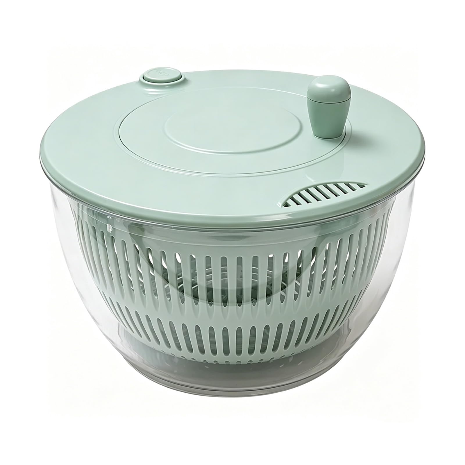 Mandolina de Cocina Multifuncional de Acero Inoxidable, con Cortador 5 Cuchillas, Colador Yemas Huevo, Rallador, Almacenamiento Visible Alta Capacidad, Ahuecado y con Drenaje