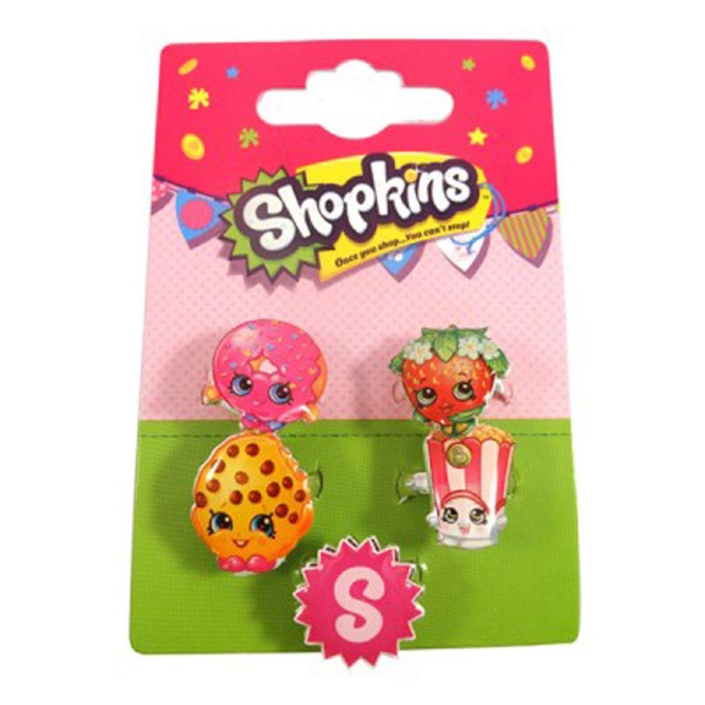 Shopkins SHOP16114V2 Series 1 Ring Set (5-Piece)