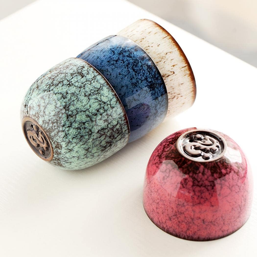 jessie Succulent Pots Ceramic Flower Pots Round Vintage Glazed Planters for Succulents Plants Live with Tray for Cute Plant Flower Outdoor Indoor Set of 4