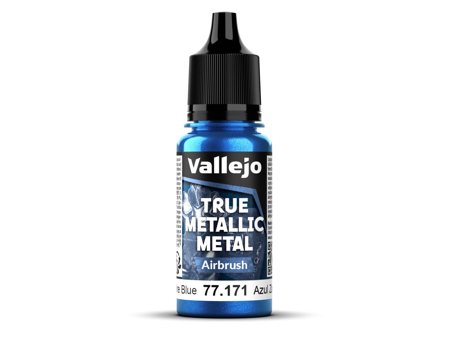 Vallejo True Metallic Metal 77171 (Airbrush) Sapphire Blue (18ml)