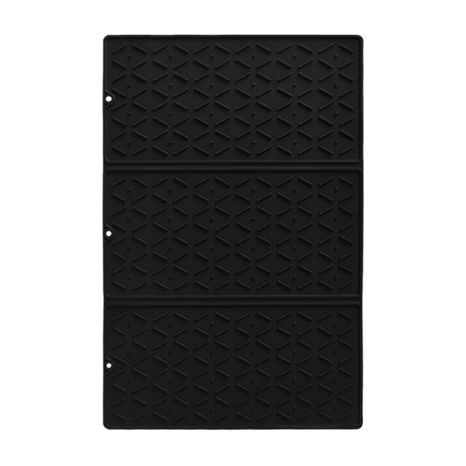 carotoe Silicone Drying Mat for Kitchen Counter and NonSlip for Draining Cookware, Fruits, and Vegetables Trivet